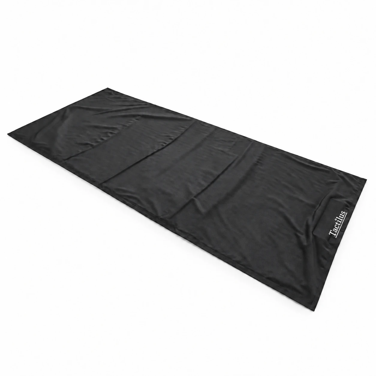 Full-length charcoal Tactilus pressure mapping mat shown at an angled elevated view